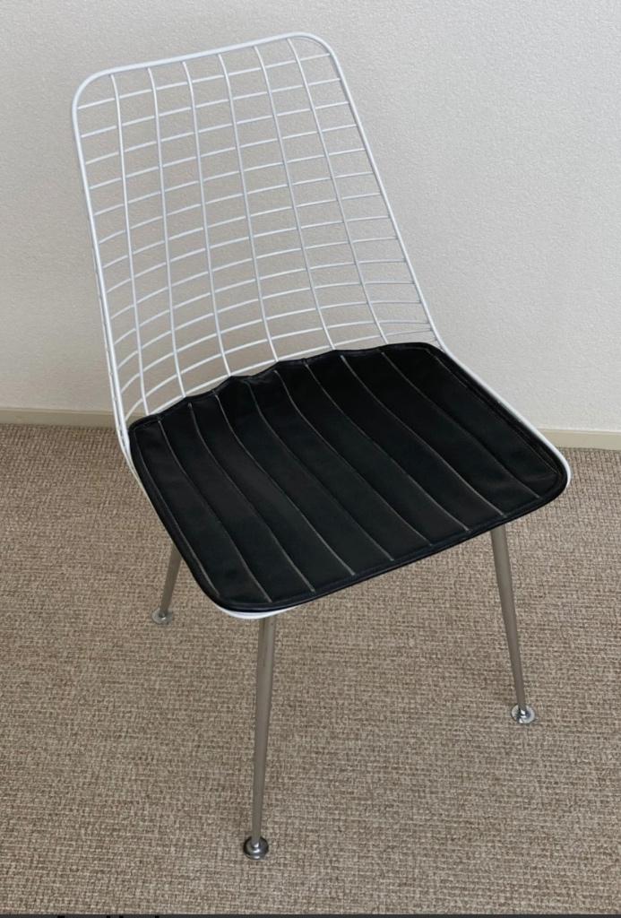 Vintage draad stoel Cees Braakman / Adriaan Dekker Pastoe, Gebruikt, Wit, Overige materialen, Ophalen of Verzenden