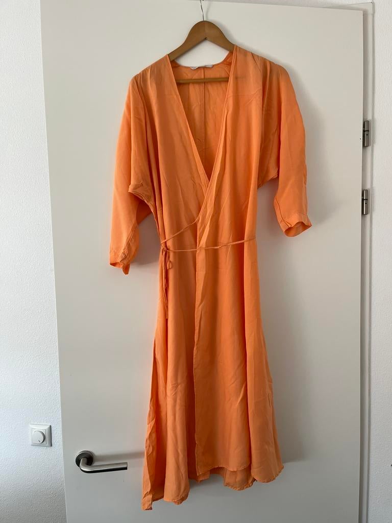 Humanoid wikkeljurk maat L, Maat 42/44 (L), Oranje, Ophalen of Verzenden, Zo goed als nieuw