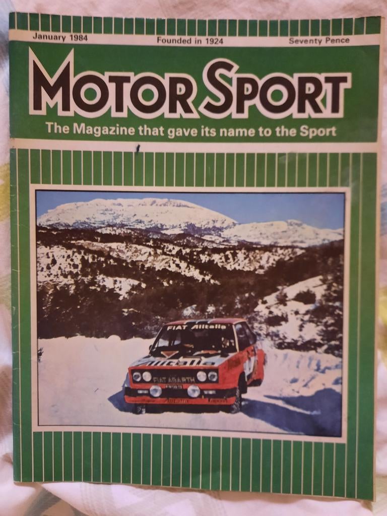 Motor Sport tijdschrift januari 1984, Ophalen of Verzenden