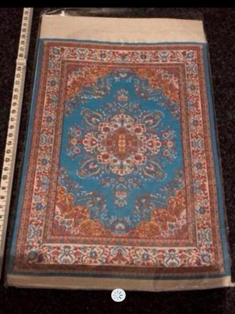 Poppenhuis tapijd kleed maat zie foto, Verzamelen, Poppenhuizen en Toebehoren, Ophalen, Nieuw