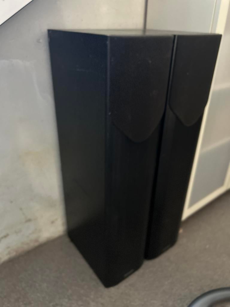 Mission M33i vloerstaande luidsprekers, Audio, Tv en Foto, Luidsprekers, Gebruikt, 60 tot 120 watt, Front, Rear of Stereo speakers