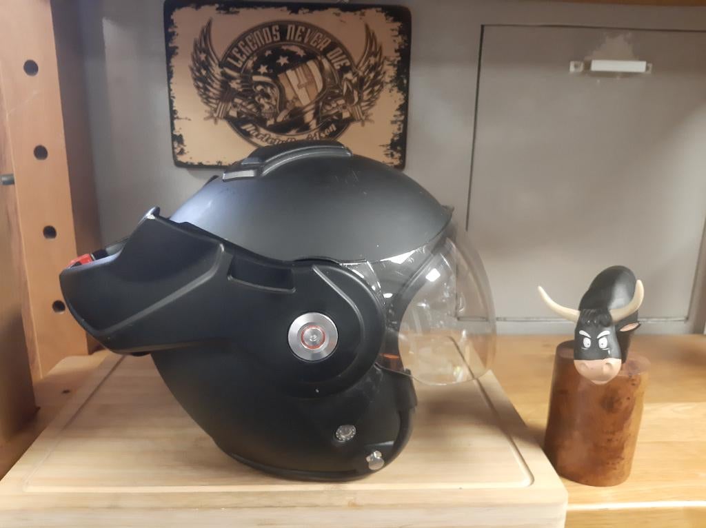 Beon reverse systeemhelm XXL gebruikt motor scooter helm XXL, Pascalstraat 6 1704 RD Heerhugowaard, Systeemhelm, Dames, XXL