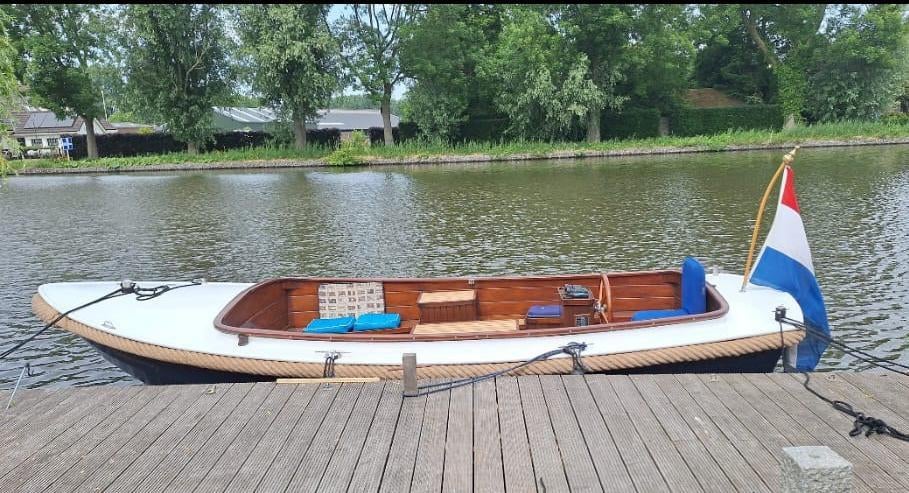 Stalen Sloep Vletmodel met Bukh Dieselmotor, Ophalen, Gebruikt, Staal, Diesel