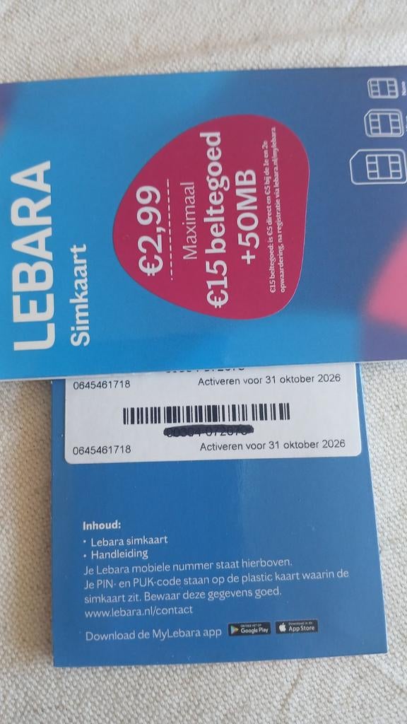 MOOI NUMMER 06-4546-1718, Telecommunicatie, Prepaidkaarten en Simkaarten, Nieuw, Simkaart, KPN, Ophalen of Verzenden