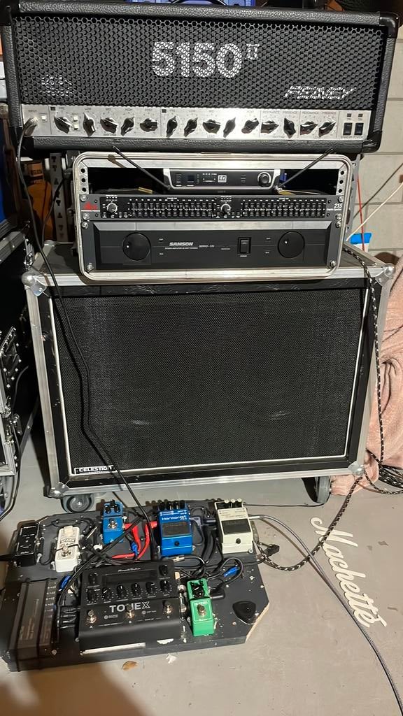 2x12 Passief FRFR flightcase cab. Celestion F12-X200 loaded, Ophalen, Gebruikt, Gitaar, 100 watt of meer