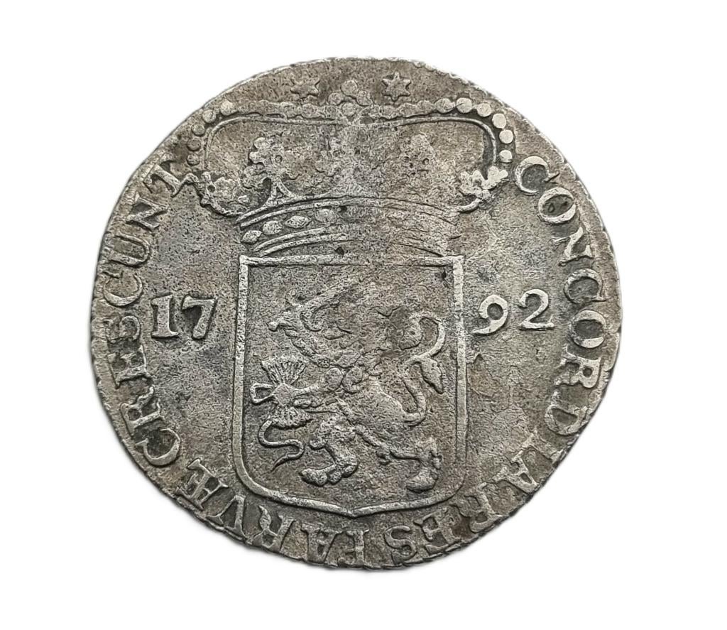 46. Zilveren provinciale dukaat Zeeland, 1792, Ophalen of Verzenden, Vóór koninkrijk, Overige waardes, Zilver