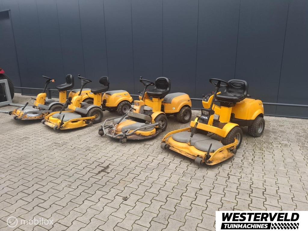 Partij 4x Stiga Park frontmaaier inruil zo mee netto export!, Gebruikt, Info@westerveldtuinmachines.nl, Handelsplein, Stiga