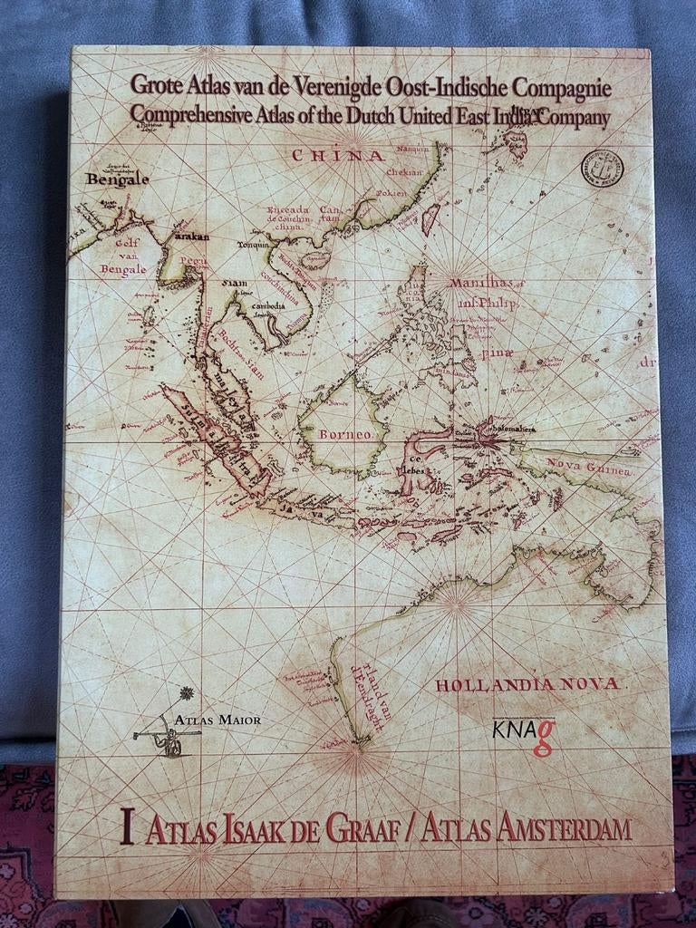 Grote Atlas van de Verenigde Oost-Indische Compagnie deel I, Boeken, Atlassen en Landkaarten, Ophalen, Overige atlassen, Voor 1800