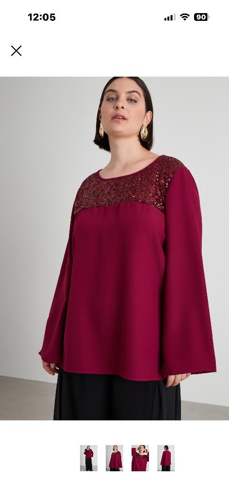 MARINA RINALDI blouse maat 25 (46) *nieuw, Maat 46/48 (XL) of groter, MARINA RINALDI, Nieuw, Ophalen of Verzenden