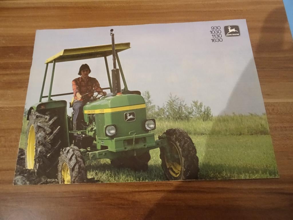 John deere 930 tot 1630 folder, Ophalen of Verzenden, Nieuw, Folder