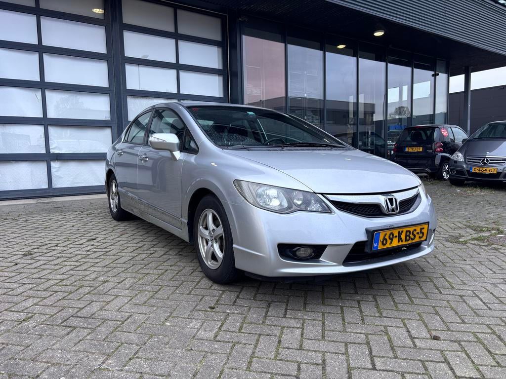 Honda Civic 1.3 Vtec Hybrid 4DR C-tr. 2009 Grijs/AUTOMAAT, Origineel Nederlands, Bedrijf, Hybride Elektrisch/Benzine, 22 km/l