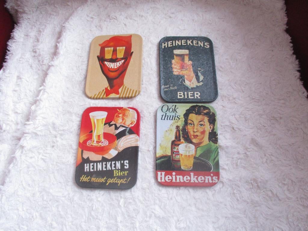 bierviltjes Heineken, Verzamelen, Biermerken, Ophalen of Verzenden, Zo goed als nieuw, Viltje(s), Heineken