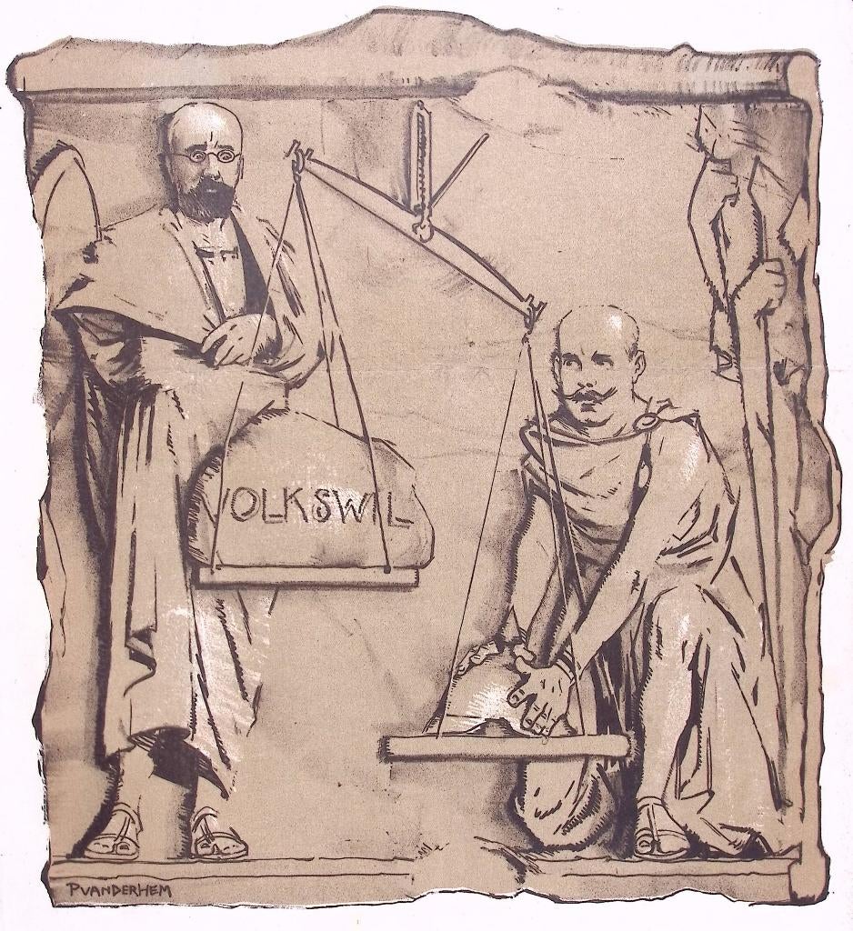 Griekse politiek tijdens Eerste Wereldoorlog op Spotprent