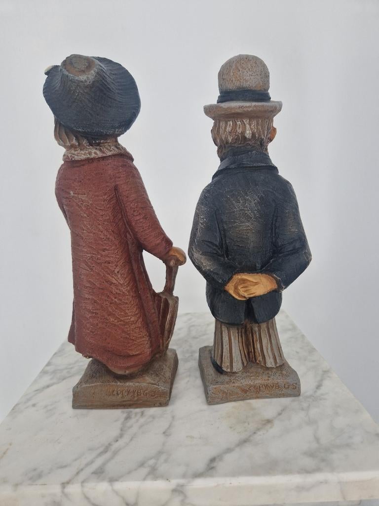 Vintage Abraham & Sara Beelden | 25 cm | Set van 2, Ophalen of Verzenden