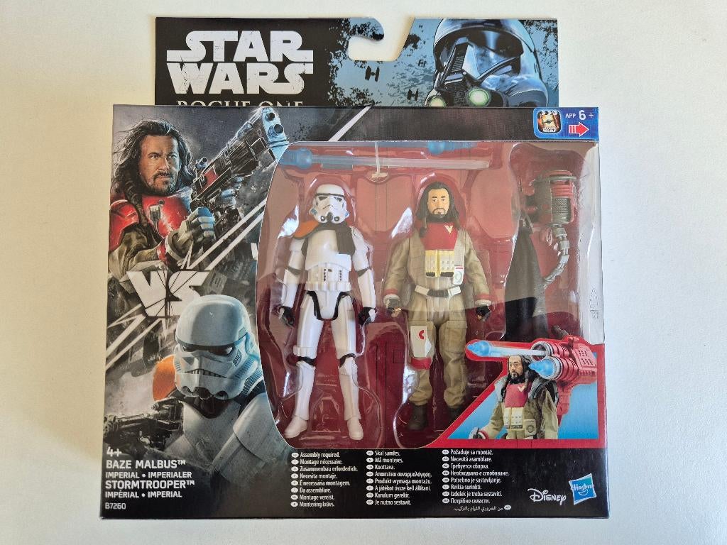 Star Wars Rogue One Baze Malbus Vs. Imperial Stormtrooper, Ophalen of Verzenden, Nieuw, Actiefiguurtje