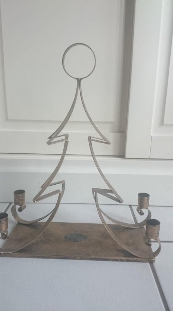 Riverdale kerst kandelaar, Overige kleuren, Ophalen of Verzenden, Zo goed als nieuw, Metaal