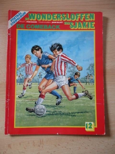 De wondersloffen van Sjakie strip  deel 12  De comeback, Meerdere comics, Ophalen of Verzenden, Gelezen, Europa