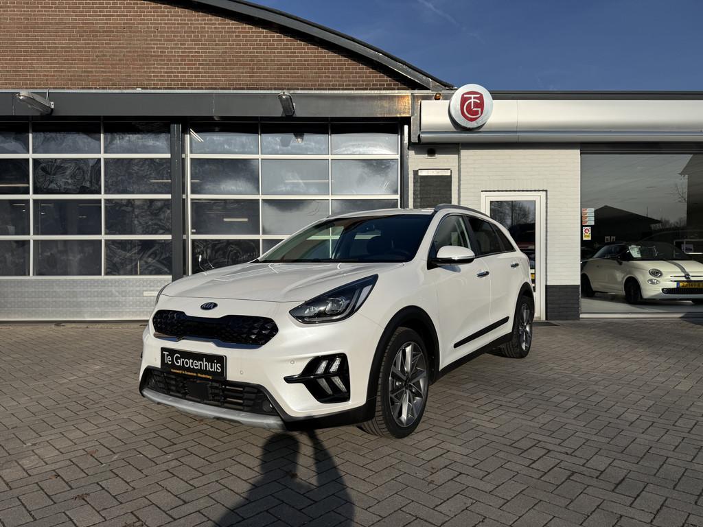 Kia Niro 1.6 GDi Hybrid Executive Line (bj 2019, automaat), Gebruikt, Wit, Leder, Bedrijf