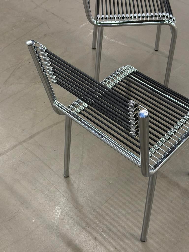 Rene Herbst Sandow Chair (2x) | Chrome | Vintage, Twee, Overige kleuren, Overige materialen, Ophalen of Verzenden