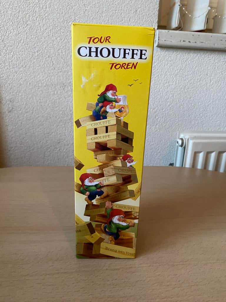 La Chouffe Jenga toren spel bier, Ophalen of Verzenden, Zo goed als nieuw, Overige typen, Overige merken