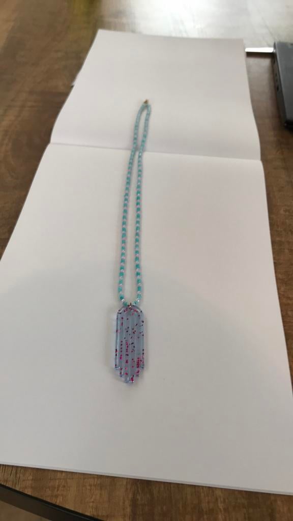 Ketting met hanger, Hobby en Vrije tijd, Kralen en Sieraden maken, Ophalen of Verzenden, Nieuw
