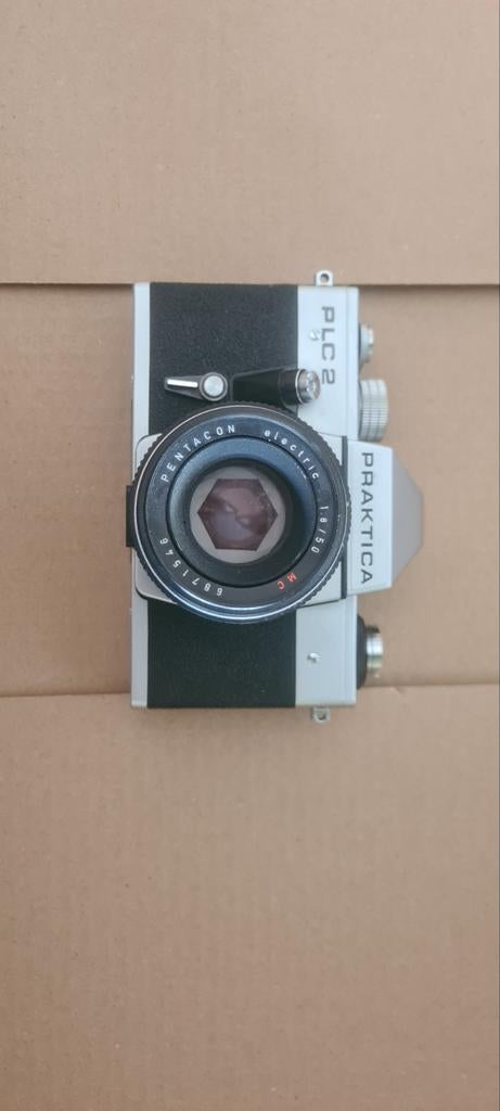 Praktica PLC 2 + Lens, Ophalen of Verzenden, Spiegelreflex, Overige Merken