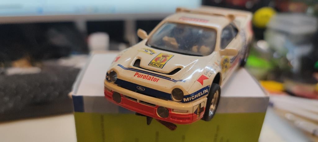 scalextric ford rs200, Ophalen of Verzenden, Zo goed als nieuw, Elektrisch, Overige merken
