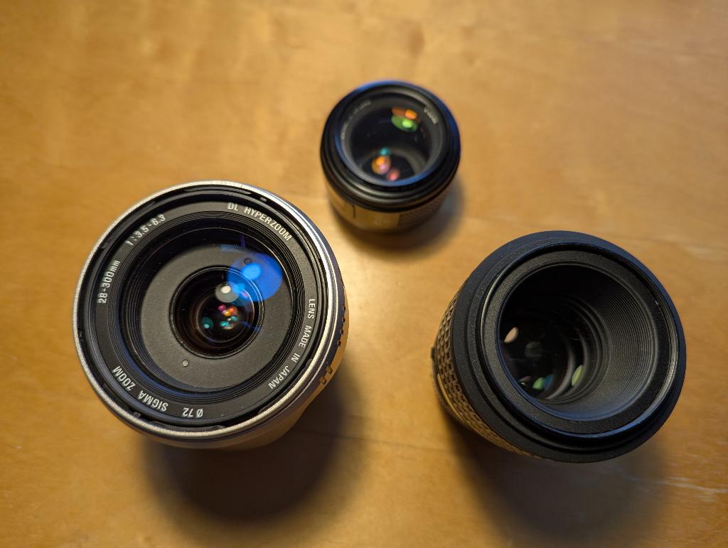 Minolta en Sigma lenzen (past op Sony A Alpha spiegelreflex), Ophalen, Gebruikt, Telelens