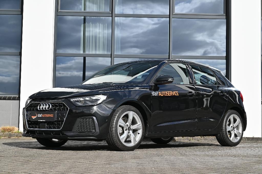 Audi A1 Sportback 30 TFSI automaat 2x S-line LED CarPlay, A1, Leder en Stof, Zwart, Bedrijf