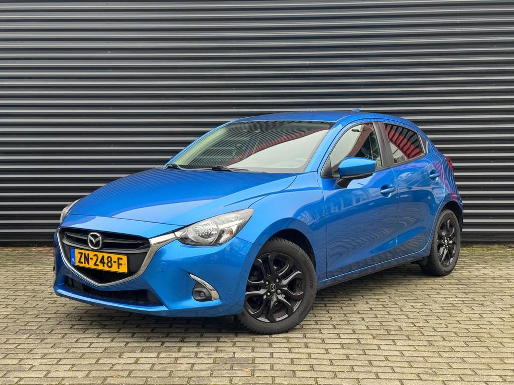 Mazda 2 Skyactiv-G Sport Selected | NAP | Navigatie | LED mi, Voorwielaandrijving, Stof, Euro 6, Blauw