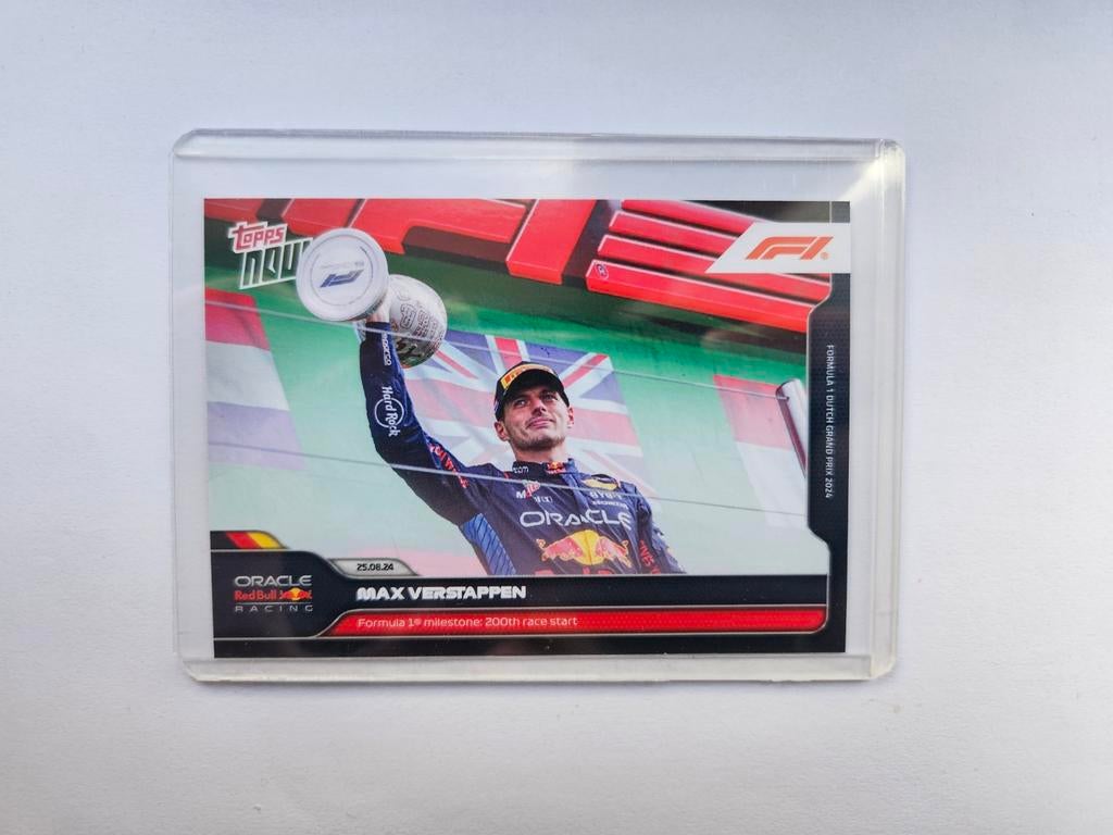 Max Verstappen Topps Now F1 Dutch GP 2024 200e race - 5 keer, Ophalen of Verzenden, Zo goed als nieuw, Formule 1