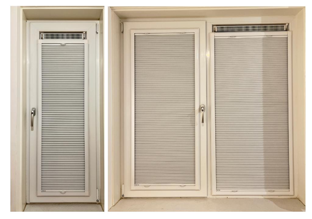 Set van 3 Veneta plissé gordijnen 2025, Ophalen, 100 tot 150 cm, Nieuw, 50 tot 100 cm