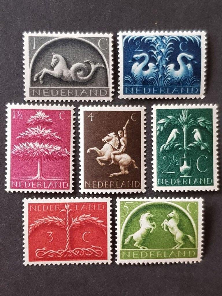 NEDERLAND | 1943 | NVPH 405-411 | ** Postfris, Postzegels en Munten, Postzegels | Nederland, Postfris, Na 1940, Verzenden