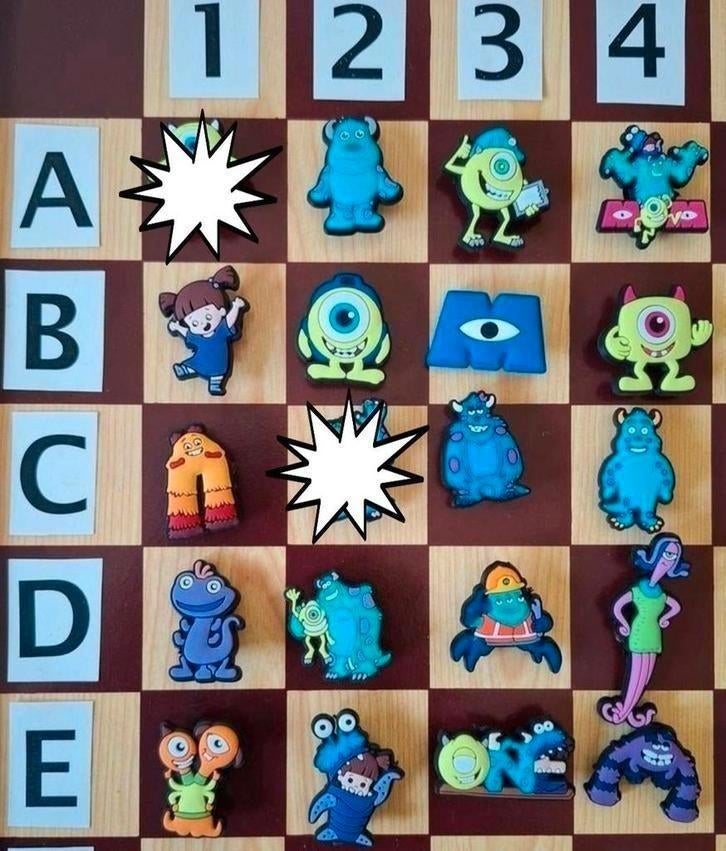 25: Monsters en Co Schoenbedels Pins voor de Crocs, Verzamelen, Ophalen of Verzenden, Nieuw, Transport