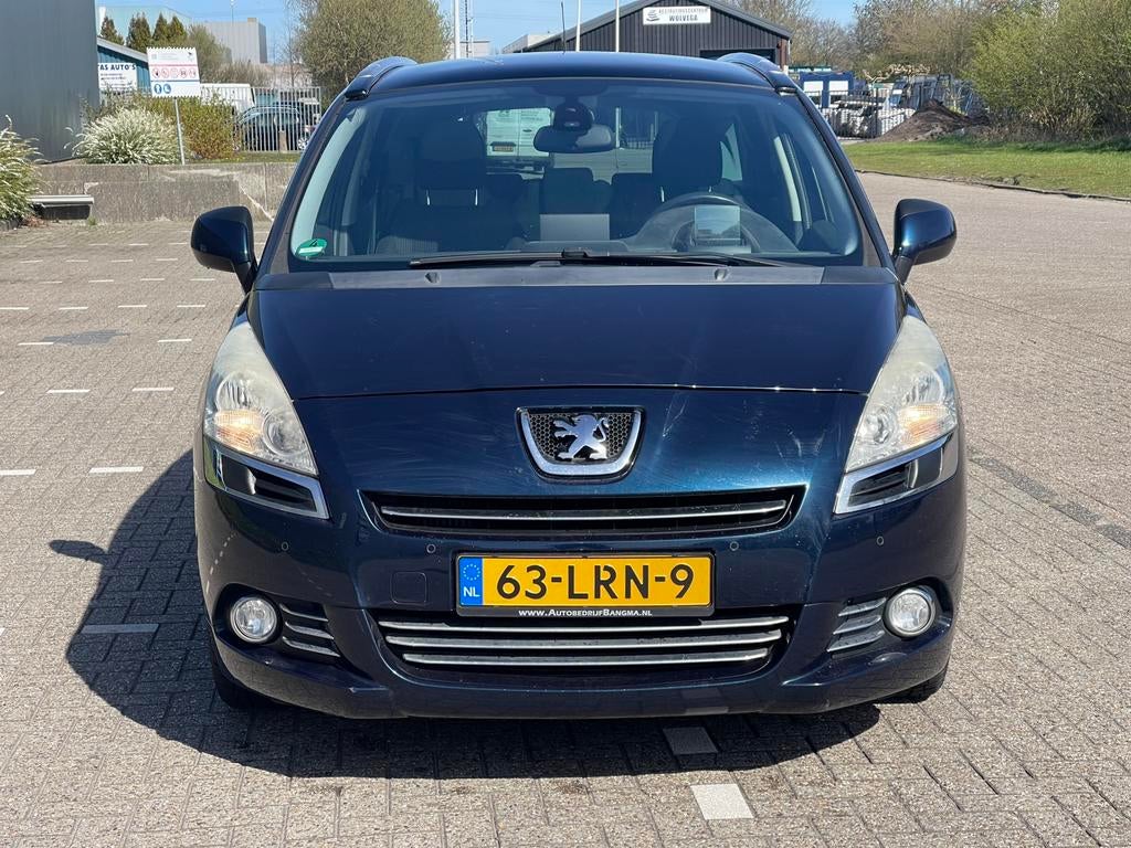 Peugeot 5008 1.6 THP 7PL 2010 Blauw, Auto's, Voorwielaandrijving, Blauw, Bedrijf, Handgeschakeld