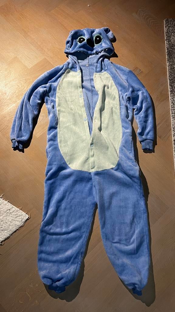 Blauwe onesie - zachte pyjama / kostuum, Ophalen of Verzenden, Zo goed als nieuw, Maat 34 (XS) of kleiner