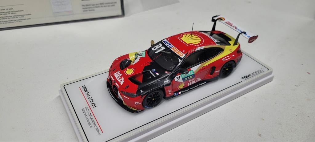 TSM Models BMW M4 GT3 DTM S.van der Linde, Ophalen of Verzenden, Zo goed als nieuw, Auto, Overige merken
