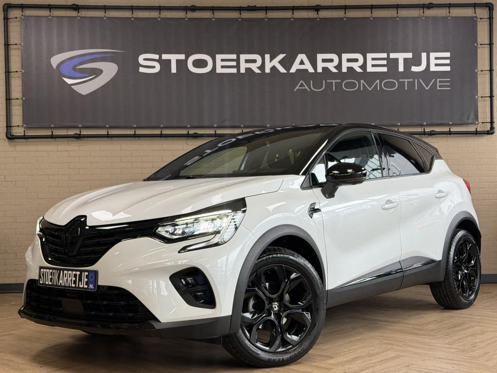 Renault Captur 1.3 TCe mild hybrid 160 Rive Gauche | Groot n, Gebruikt, Zwart, 4 cilinders, Leder en Stof