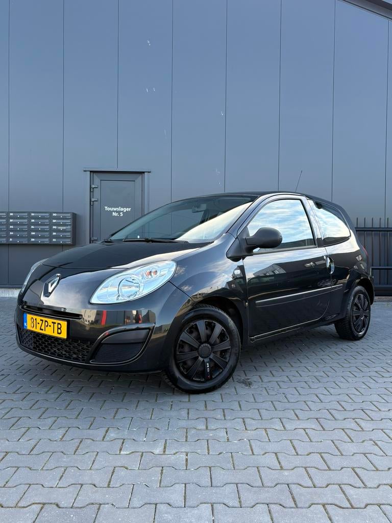 Renault Twingo 1.2 2008 Zwart NIEUWE APK+ KOPPELING, Voorwielaandrijving, Twingo, 31 €/maand, 4 cilinders