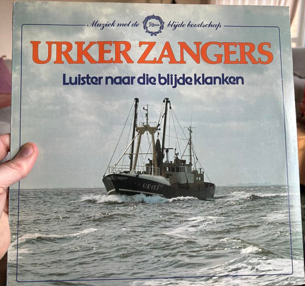 LP Urker Zangers - Luister naar die blijde klanken, Ophalen of Verzenden, Gebruikt, 12 inch, Overige genres