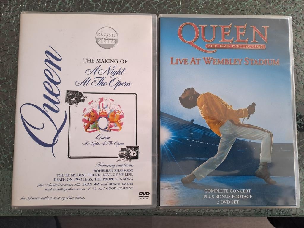 Queen - 2x (dvd), Cd's en Dvd's, Dvd's | Muziek en Concerten, Alle leeftijden, Ophalen of Verzenden, Zo goed als nieuw