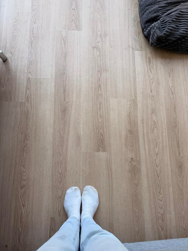 Gratis kliklaminaat IKEA tundra eikenpatroon - 26,25 m², Huis en Inrichting, Ophalen, Gebruikt, Beige, 25 tot 50 m²