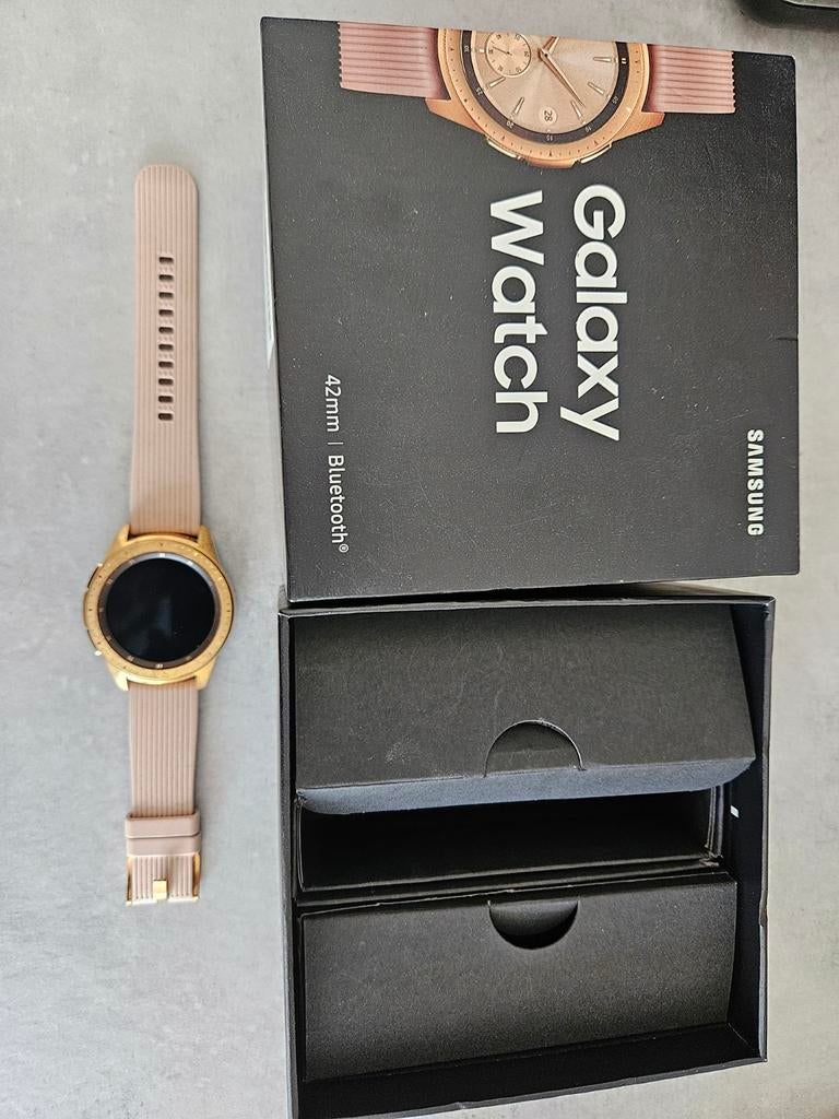 Samsung galaxy watch pink, Ophalen of Verzenden, Gebruikt, Roze, Android