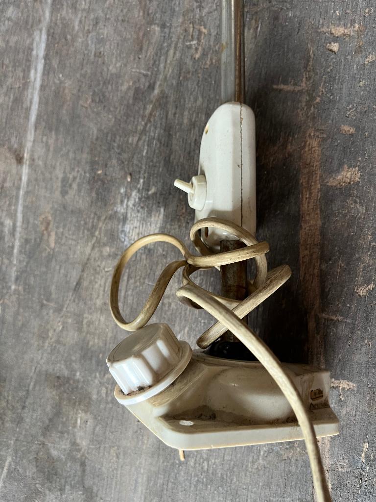 Vintage DDR Werkplaatslamp Atelierlamp, Ophalen, Gebruikt, Vintage Werkplaats Industrieel Mancave, 50 tot 75 cm