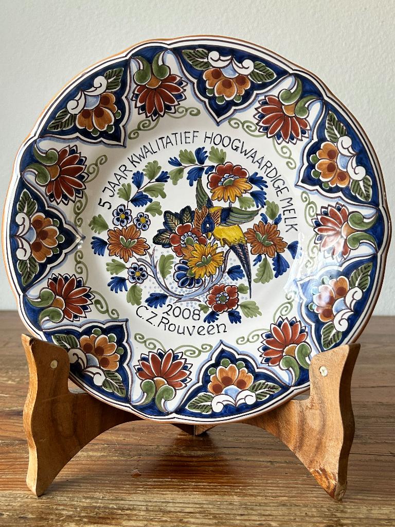 Wandbord / sierbord - Makkum - handgeschilderd, Ophalen of Verzenden