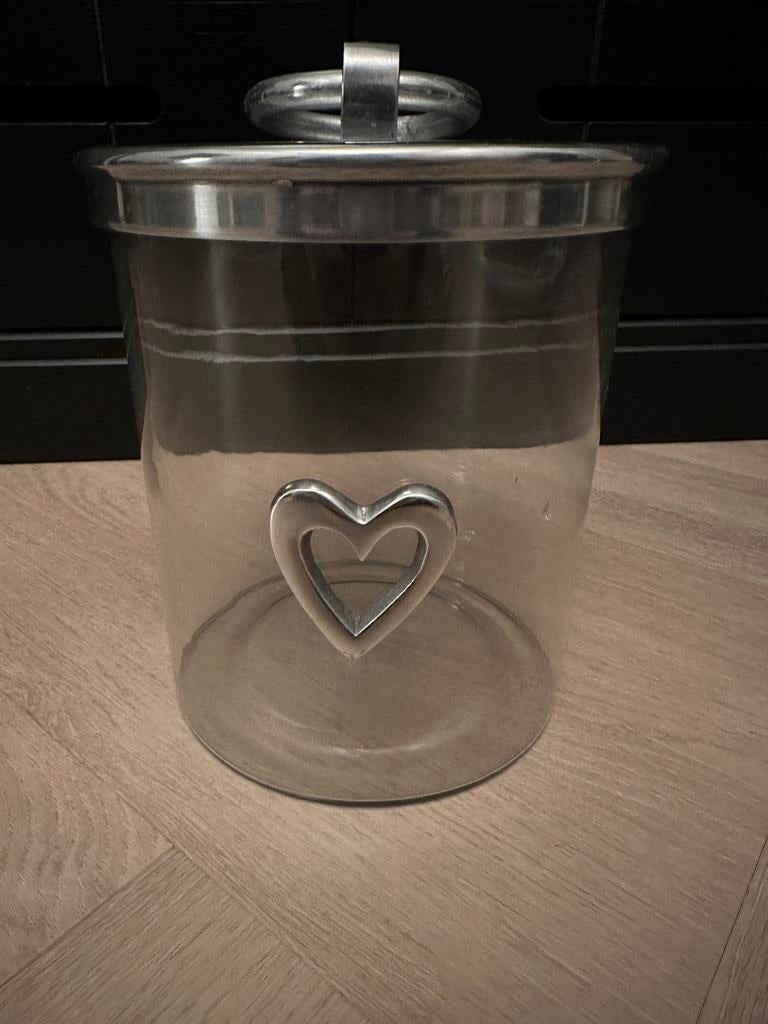 Riviera maison storage jar, Gebruikt, Overige typen, Ophalen of Verzenden, Glas