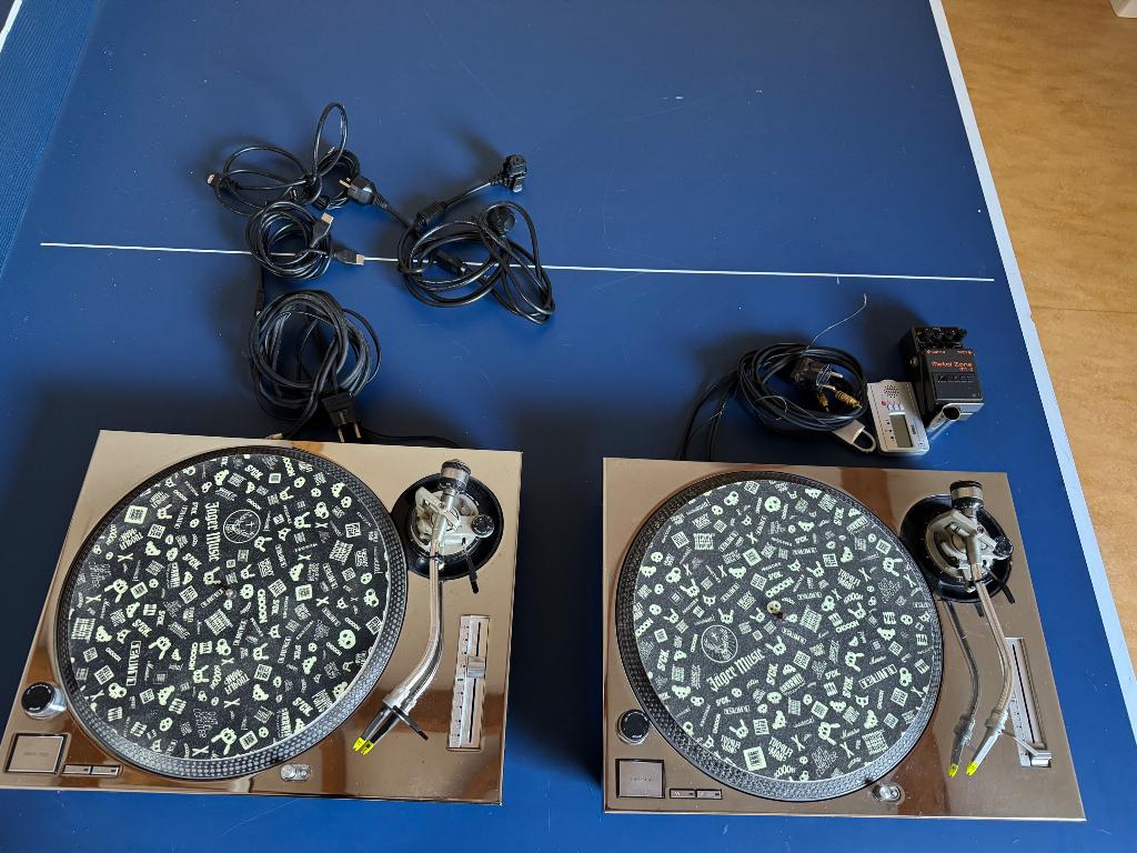 2x Technics SL-1200MK2-A, Ophalen, Gebruikt, Platenspeler, Technics
