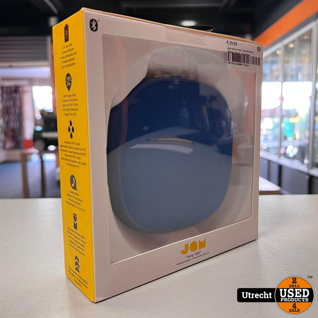 Jam Audio Hang Tight Bluetooth Speaker Blauw | Nieuwstaat, JAM, Zo goed als nieuw, Support@jam.com, DPI, Inc.
3000 N Pontiac Trail
Commerce Township, MI 48390
USA
