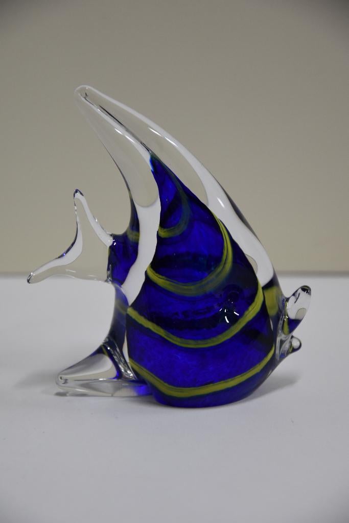 Murano stijl beeldje Maanvis, Antiek en Kunst, Ophalen of Verzenden