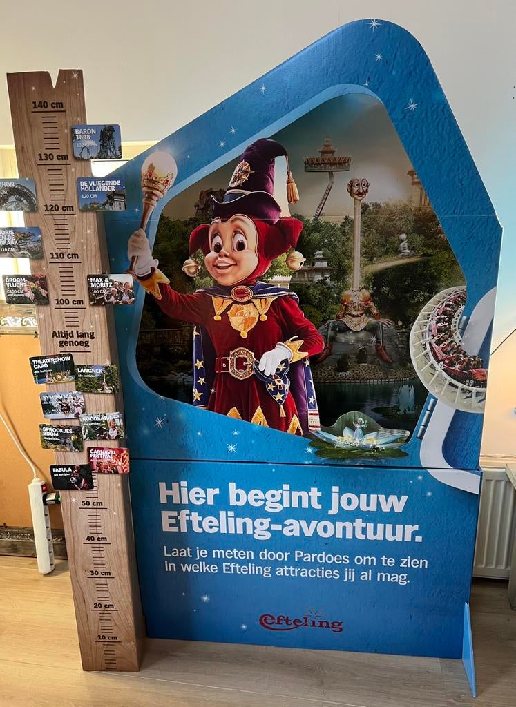 Efteling informatiebord karton, Verzamelen, Efteling, Ophalen
